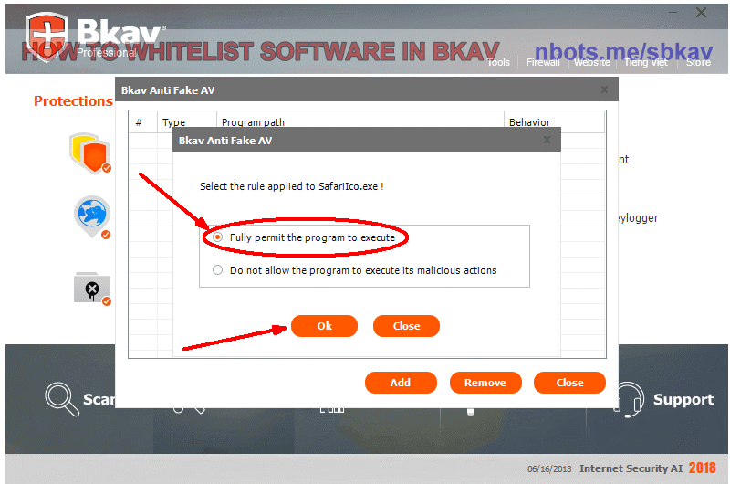 Image of 5 Bkav Fully Permit Program To Execute. Image of 5 Bkav Fully Permit Program To Execute.