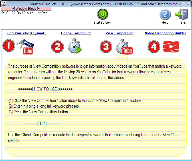 Image of Viral Youtube Soft Start Screen - View Youtube Competition Instructions (module #3).